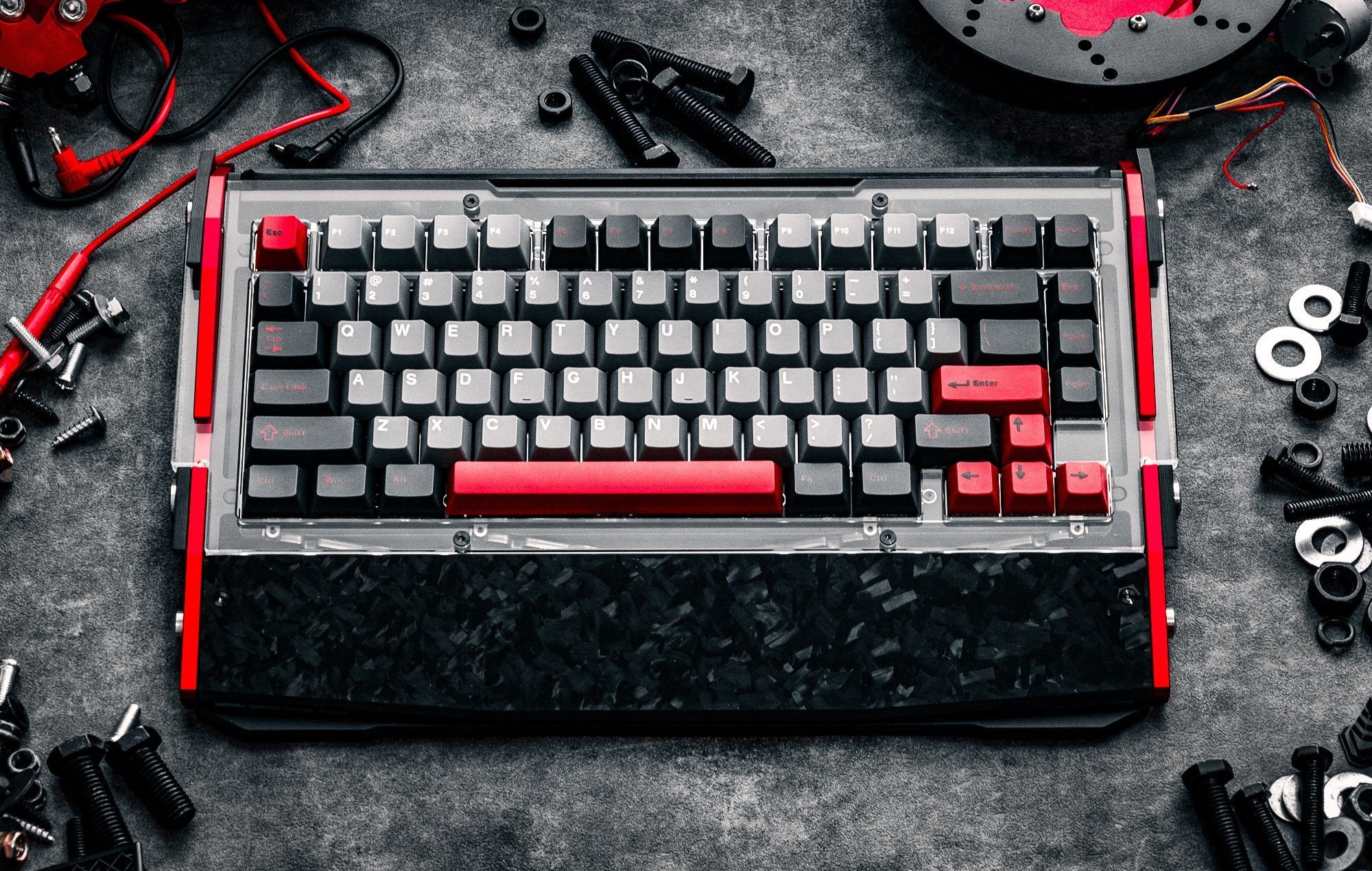 Dry Studio Black Diamond 75 V2 - Shadow Crimson