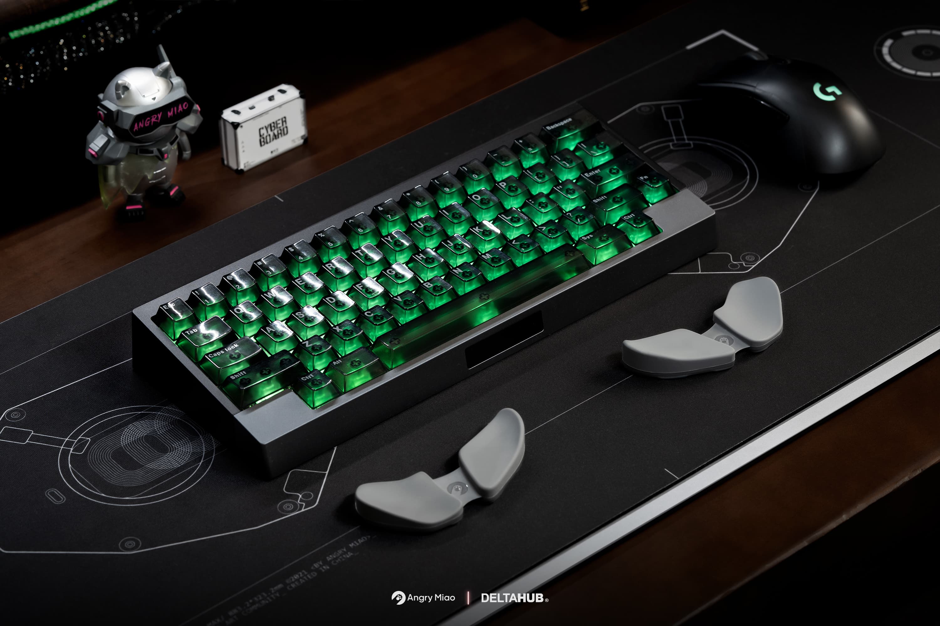 Angry Miao x DeltaHub Carpio 2.0 Ergonomic Wrist Rest