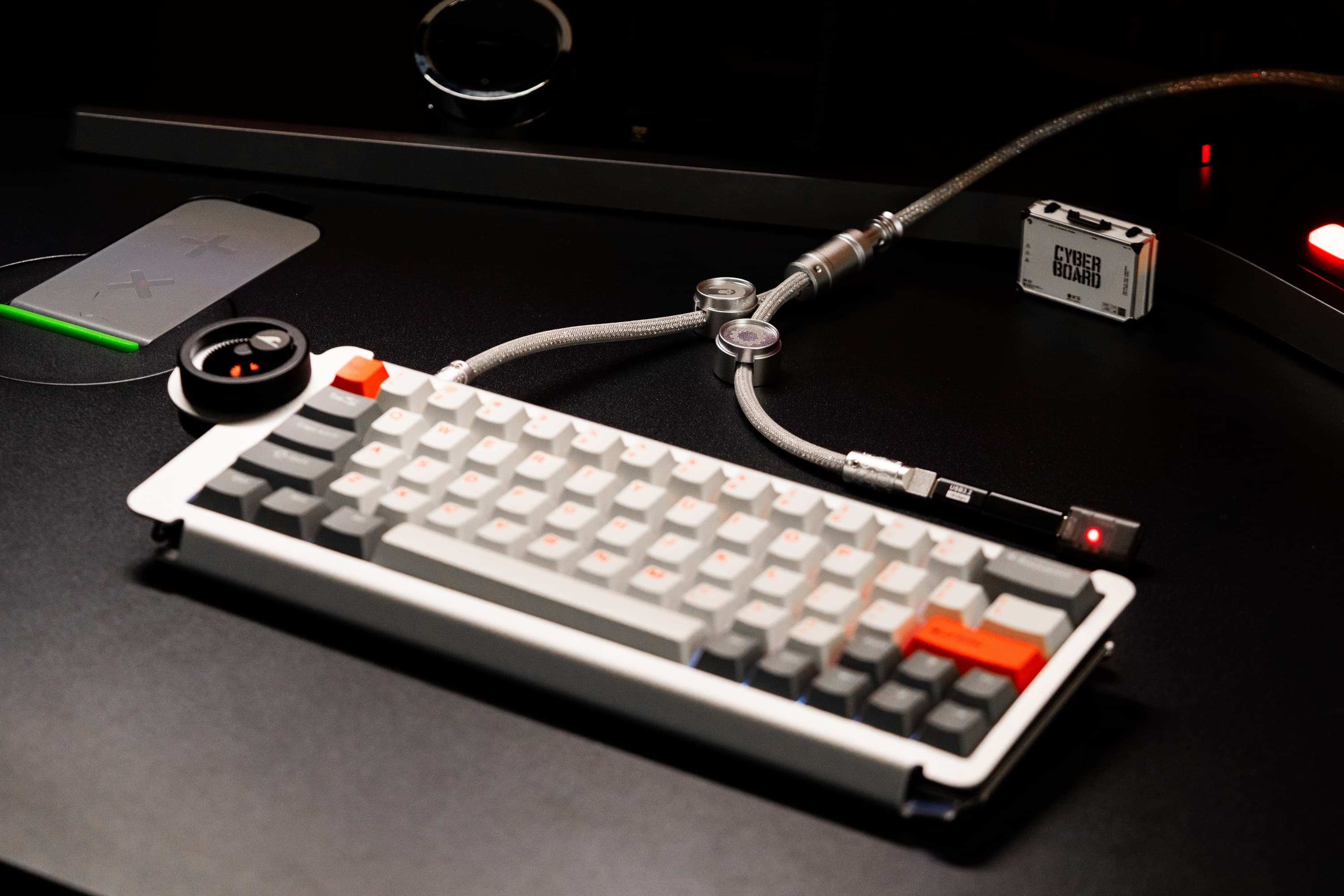 WINSHOP Split Dual 8K Gaming Cable AM Edition