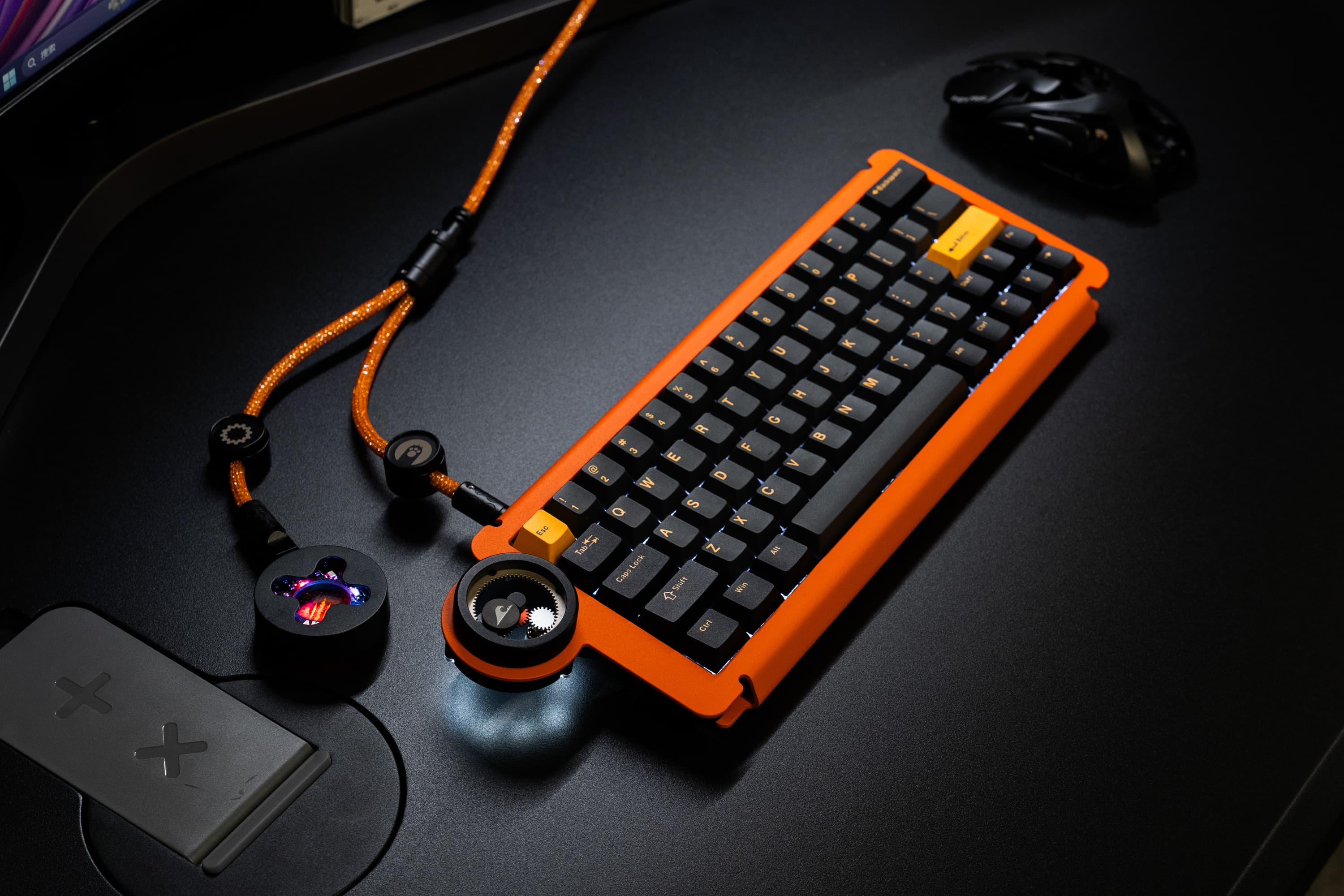 WINSHOP Split Dual 8K Gaming Cable AM Edition